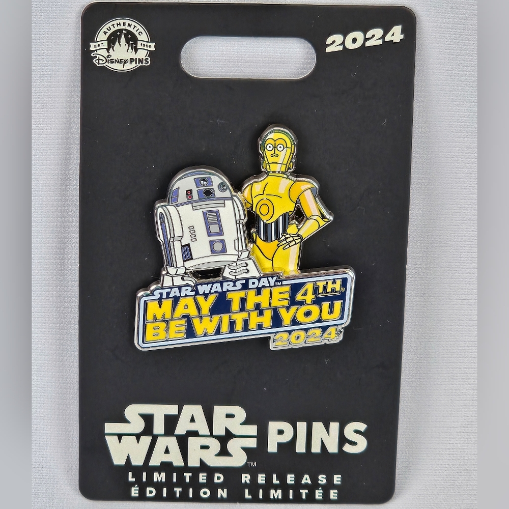 Starwars Pins May the 4th Be with you Limited Edition Disney Pin 2024